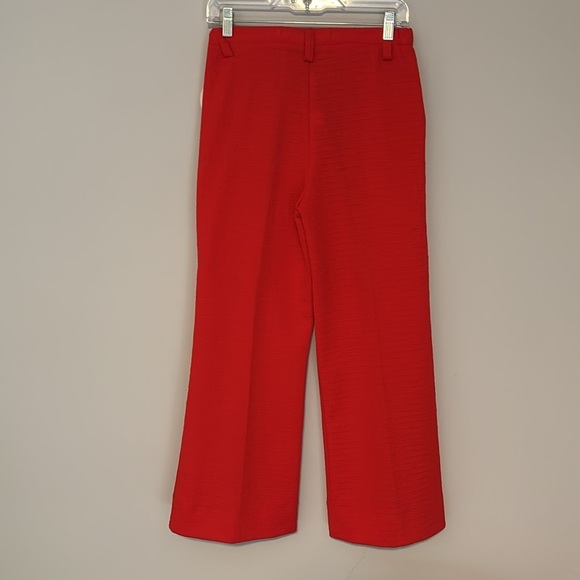NWT vintage Miss Holly high waisted pocketed red pant size 8 - Picture 4 of 5